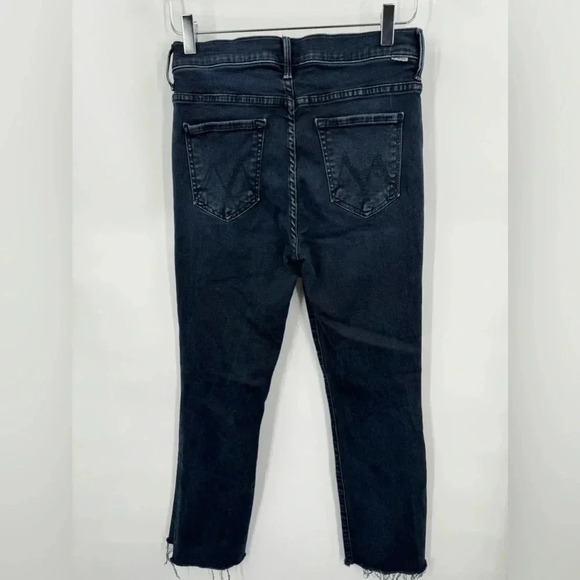 MOTHER | The Insider Crop Step Fray Jeans in Night in Paris Size 28 B1505 - Picture 5 of 7